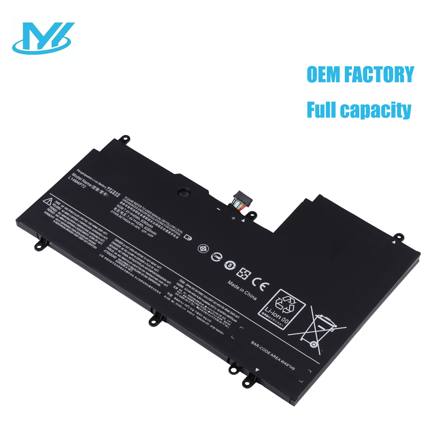L14M4P72 rechargeable lithium ion Notebook battery Laptop battery For with Lenovo Yoga 3 14 Yoga 3 14-IFI Yoga 3 14-ISE Yoga 700-14ISK Yoga 700-14ISE Yoga 700-14IFI