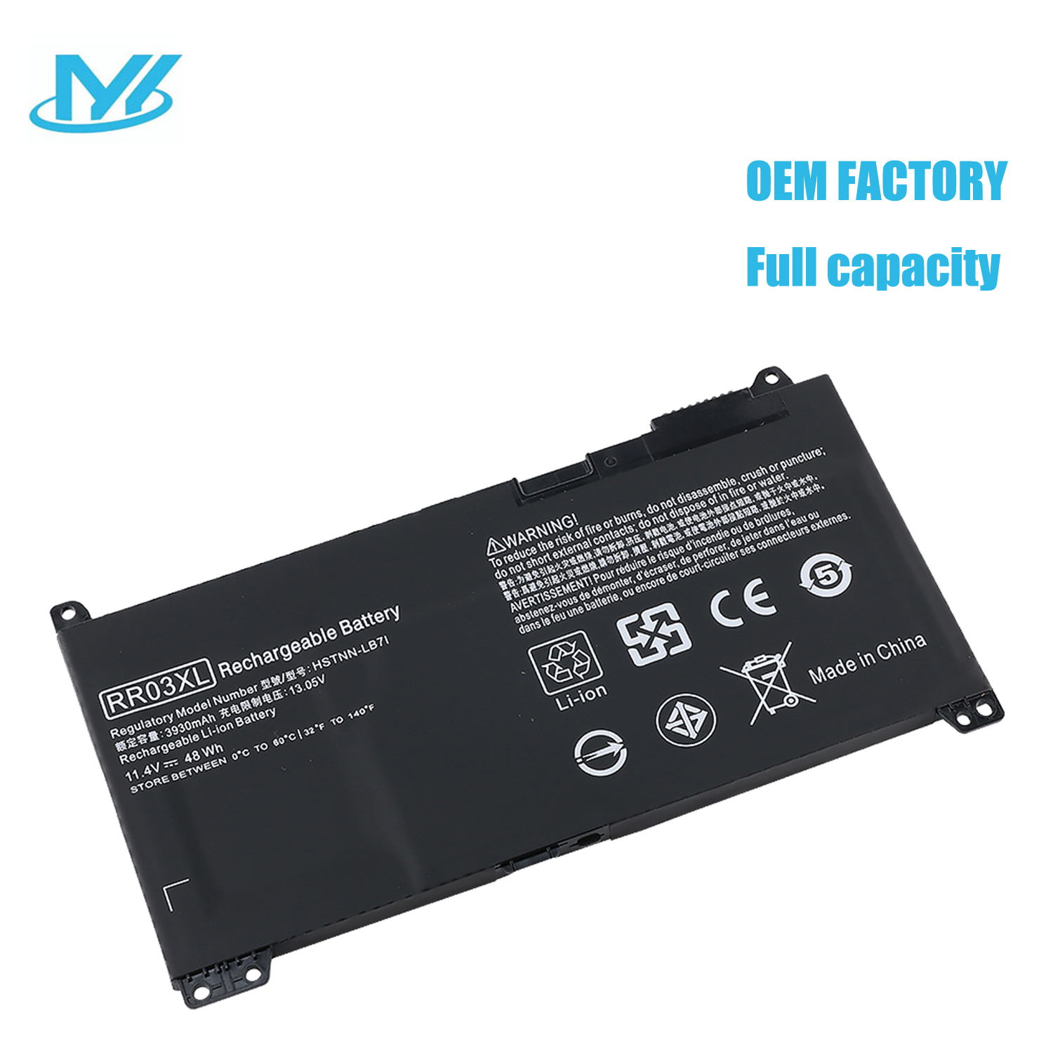 RR03XL rechargeable lithium ion Notebook battery Laptop battery For HP ProBook 430 G4 440 G4 450 G4 455 G4 470 G4 MT20 MT21 11.4V 48Wh 3930mAh