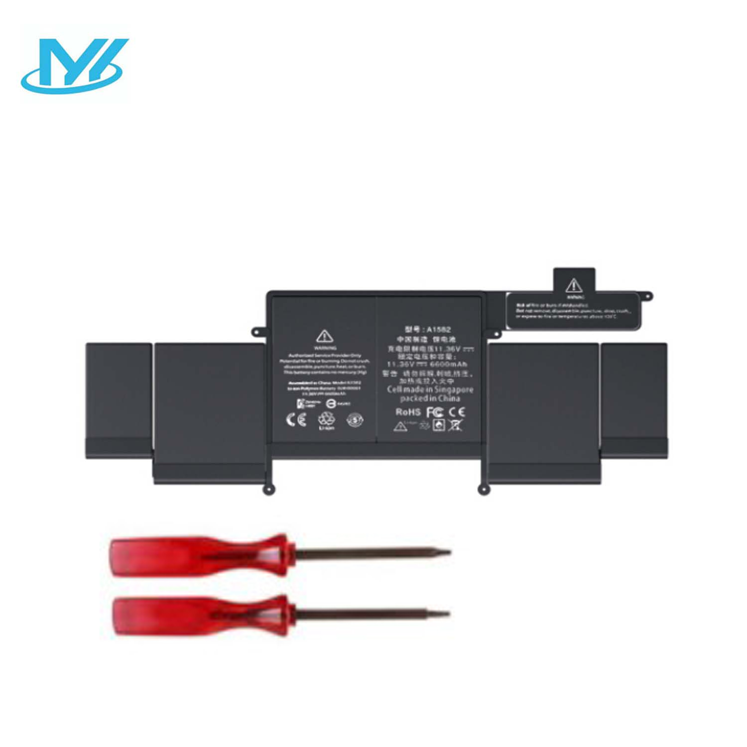 Best Seller OEM Manufacturer laptop battery lithium ion batteries A1502 A1582 A1493 for APPLE MacBook retina 13" Retina A1502 2015 year