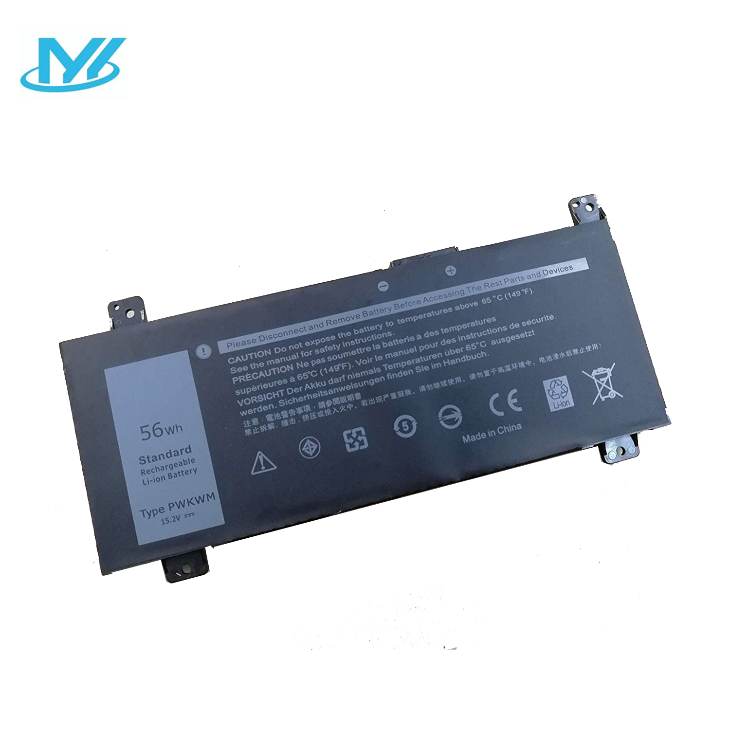 PWKWM lithium ion Notebook battery Laptop battery 15.2 V 56Wh for Dell laptop Inspiron 14-7466 7467 14-7467 7000
