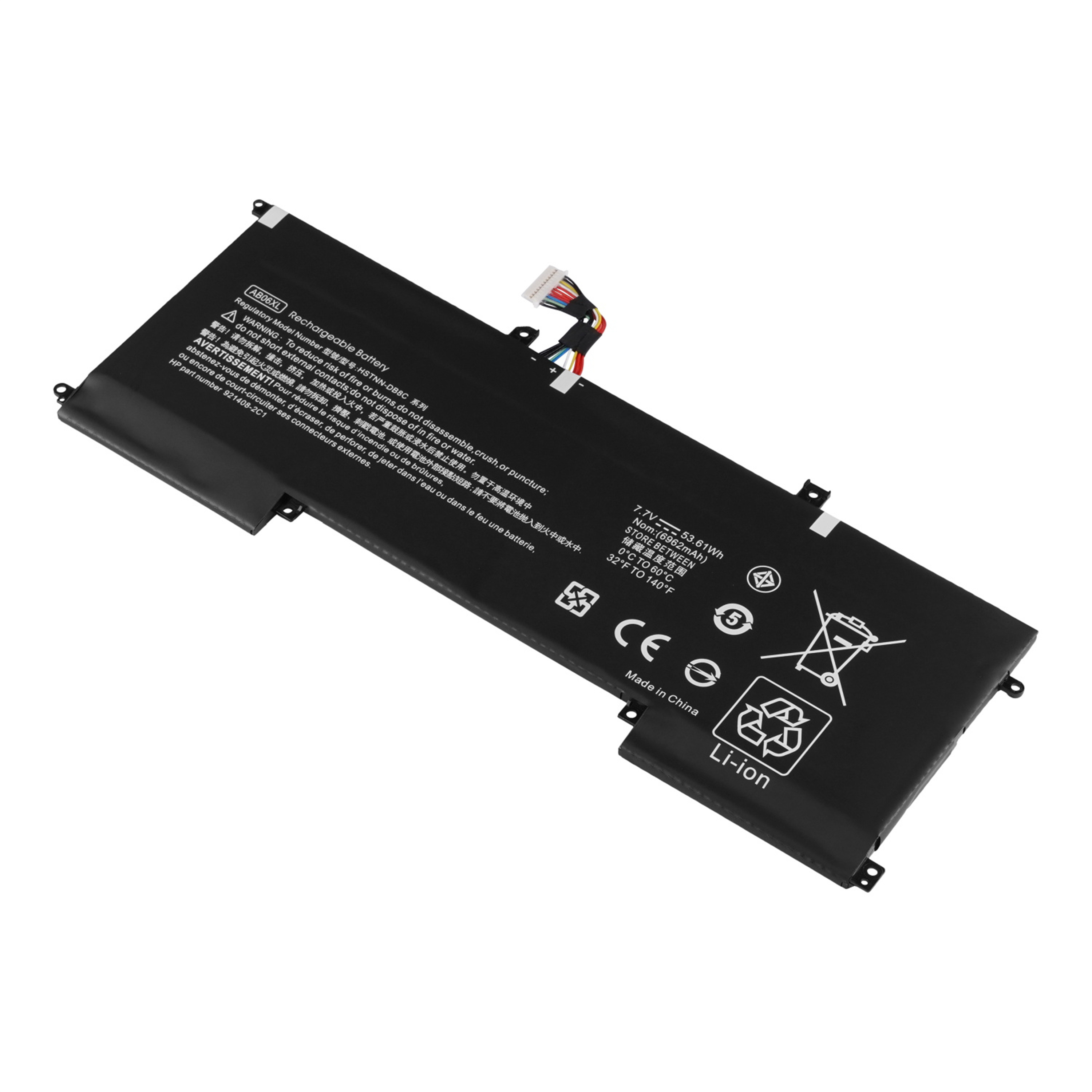 AB06XL rechargeable lithium ion Notebook battery Laptop battery AB06XL 921408-2C1 921438-855 TPN-I128 HSTNN-DB8C TPNI128 7.7V 53.6Wh for HP laptop Envy 13 2017 13-AD019TU 13-AD022TU 13-AD023TU