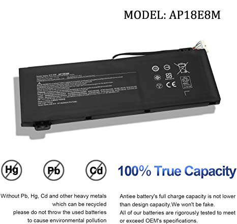 Best Seller OEM Manufacturer laptop battery lithium ion batteries AP18E8M AP18E7M for Acer Predator Helios 300 PH315-52 PH317-53 Aspire 7 A715 Aspire 7 A715-74G Nitro 7 AN715-51 Nitro 5 AN515 