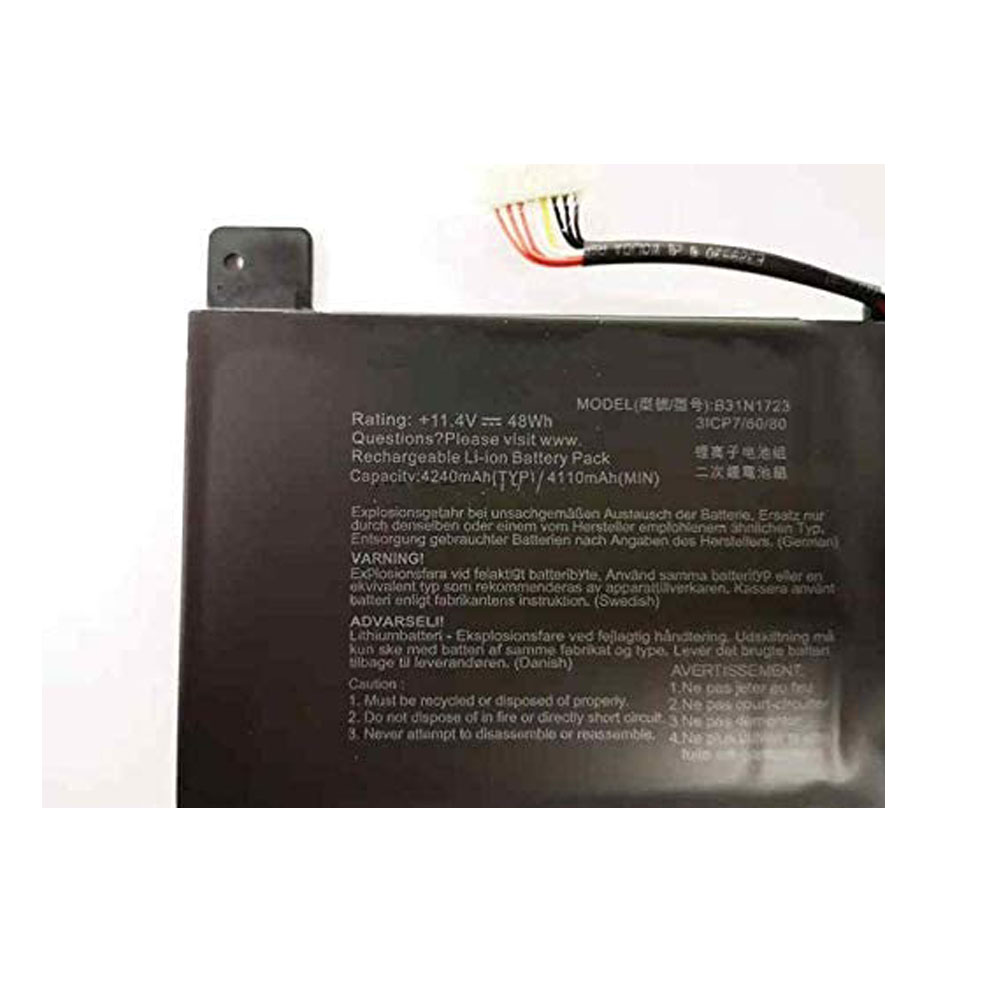 B31N1723 laptop battery lithium battery factory 11.4V 48Wh For ASUS VivoBook 15.6" 15