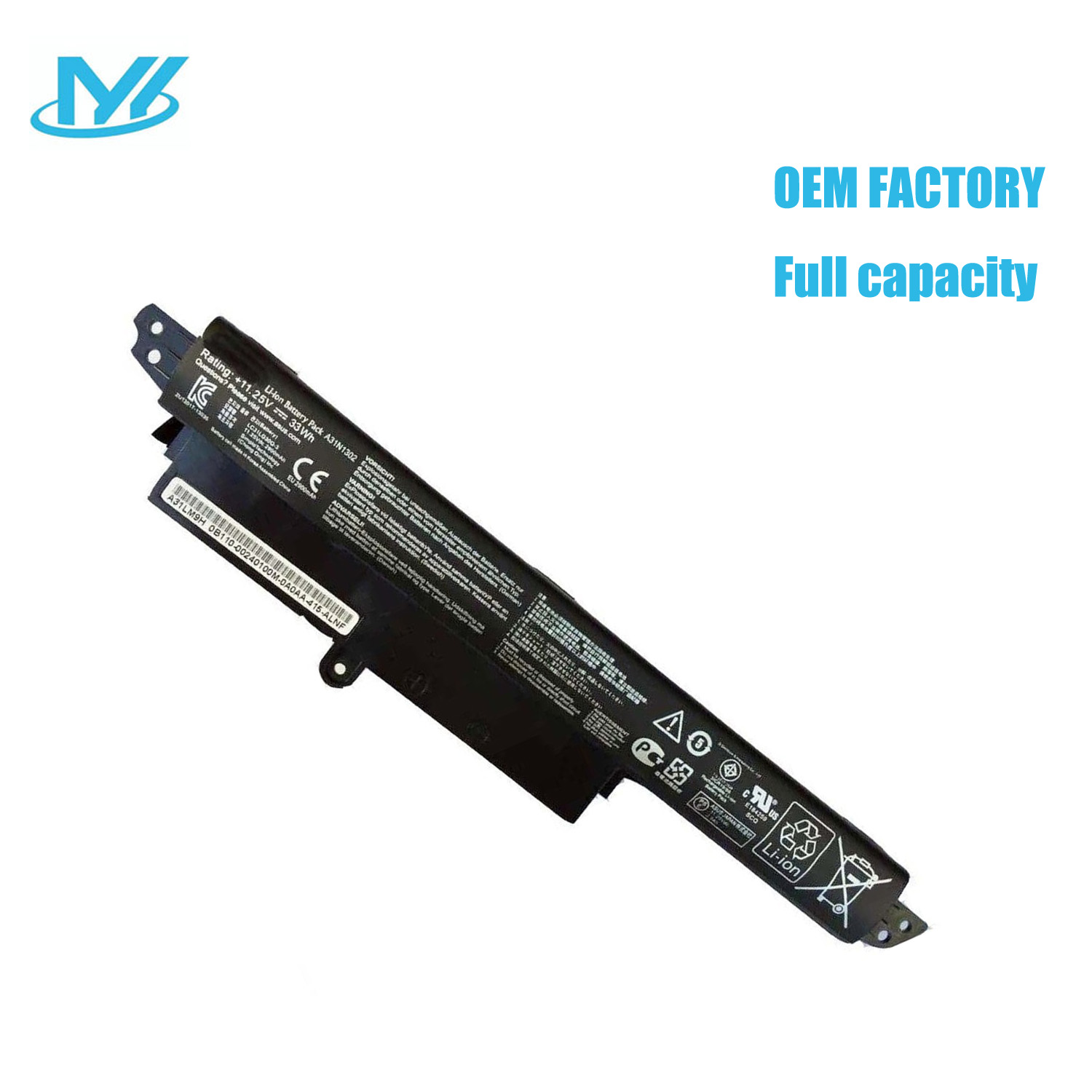 A31N1302 China factory asus laptop battery 1566-6868 0B110-00240100E A31LMH2 A31LM for ASUS As VivoBook X200CA F200CA 11.6"