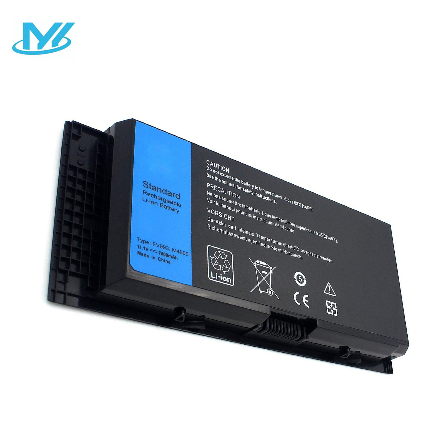 FV993 11.1V 7800mAh li-ion laptop battery for Dell Precision M4600 M4700 M4800 M6600 M6700 M6800 laptop