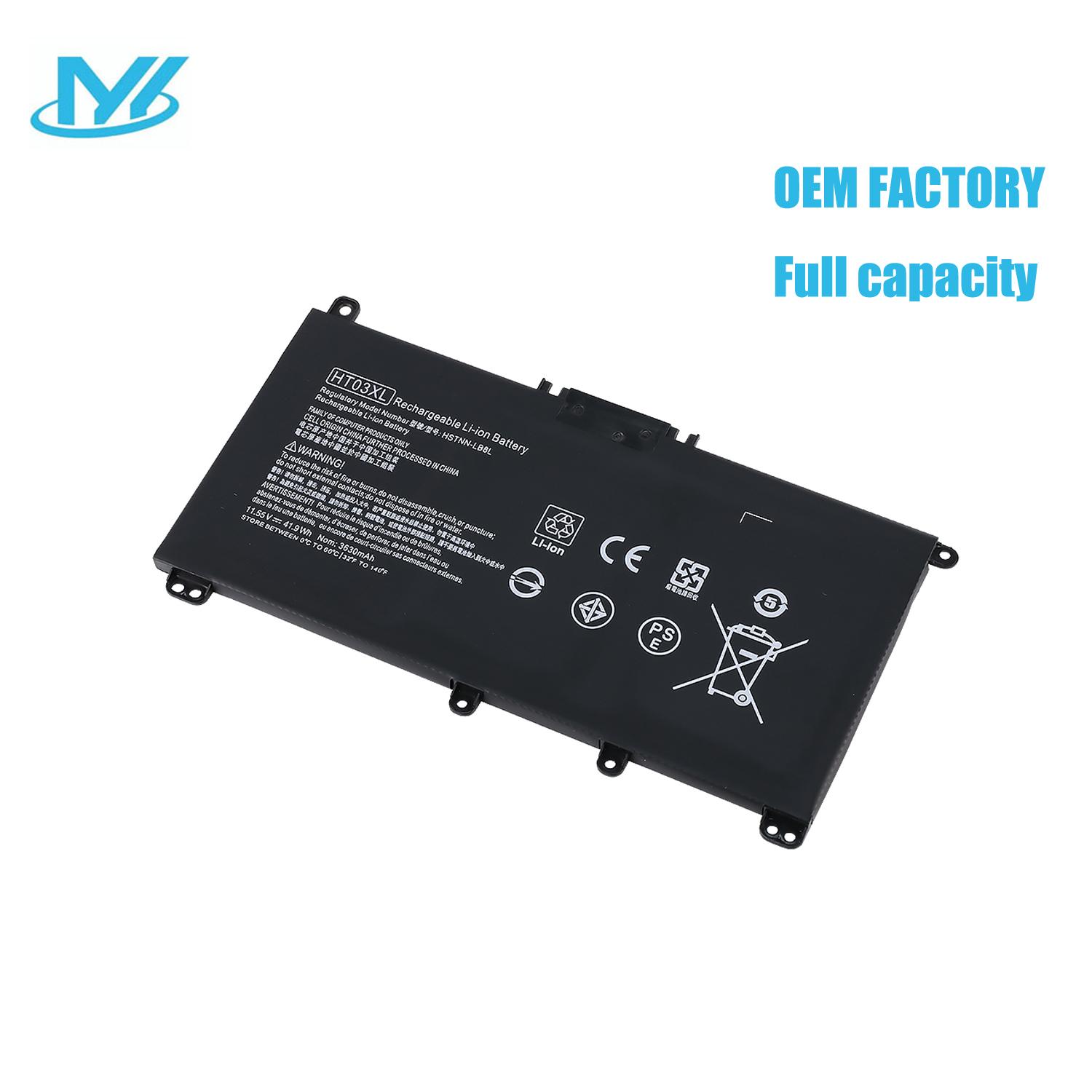 HT03XL rechargeable lithium ion Notebook battery Laptop battery for HP TPN-Q207/TPN-Q208/TPN-Q209/TPN-C135/TPN-C136/TPN-I130/TPN-I131/TPN-I132/TPN-I133/TPN-I134/240 G7 /245 G7/ 250 G7/ 255 G7/ 340