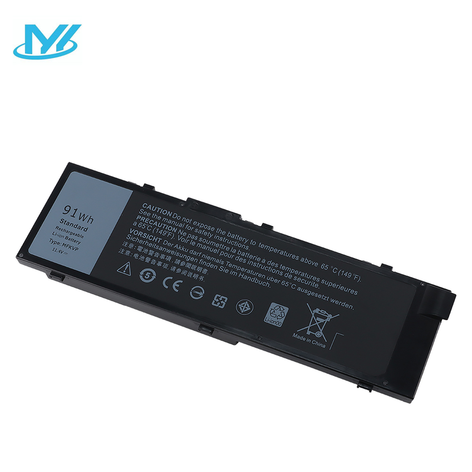 MFKVP rechargeable lithium ion laptop Battery 11.4V 91Wh T05W1 GR5D3 0GR5D3 0FNY7 RDYCT for Dell laptop Precision 15 7510 7520 17 7710 7720 M7510 M7710