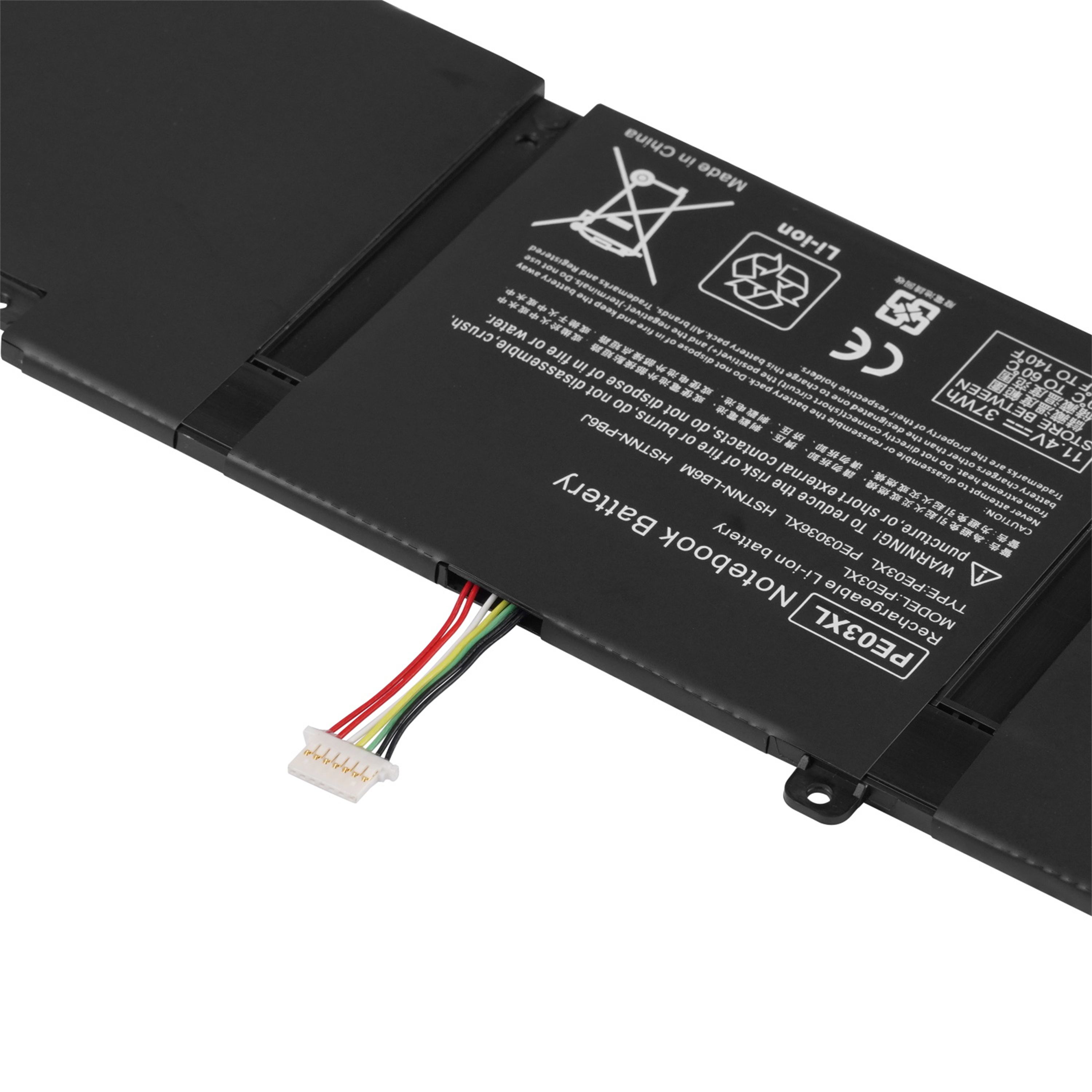 PE03XL rechargeable lithium ion Notebook battery Laptop battery for HP Chromebook 11 G1 G3 G4 767068-005 766801-42111.4V 37Wh 3cell