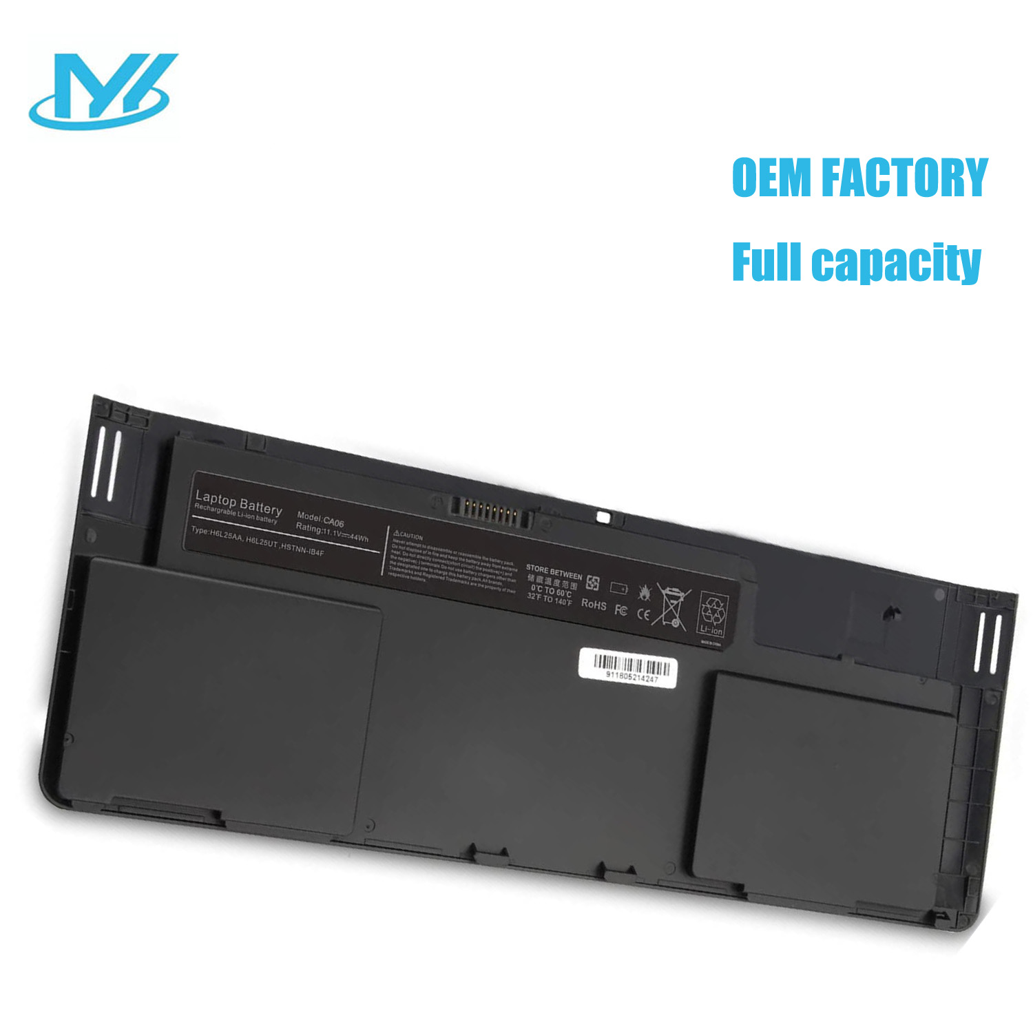 OD06XL rechargeable lithium ion Notebook battery Laptop battery for HP HP EliteBook revolve 810 G1tablet 11.1 V 44Wh 4000 mAh