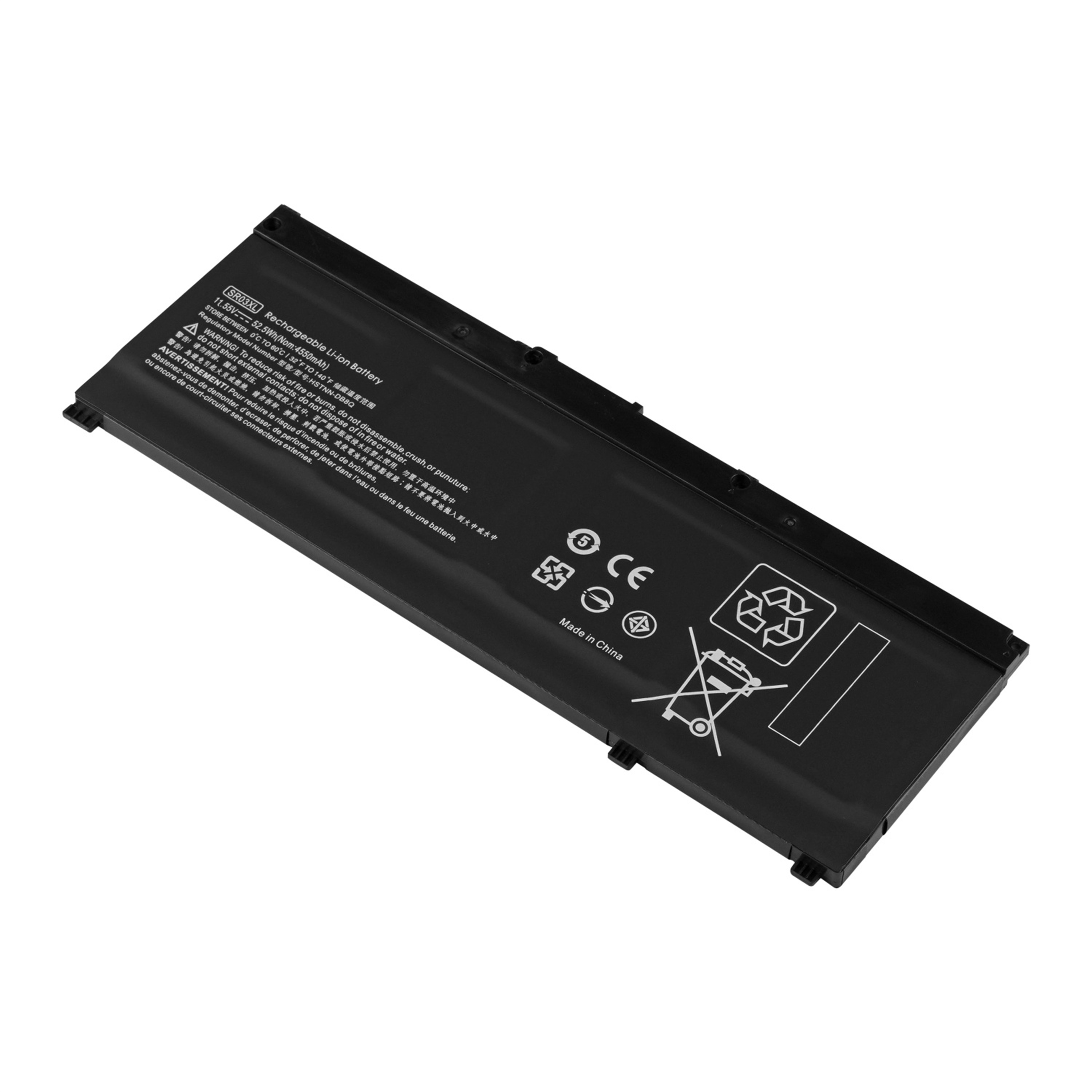 SR03XL rechargeable lithium ion Notebook battery Laptop battery For HP Pavilion 15-CX0058WM 15-CX 11.55V 52.5Wh 4cell