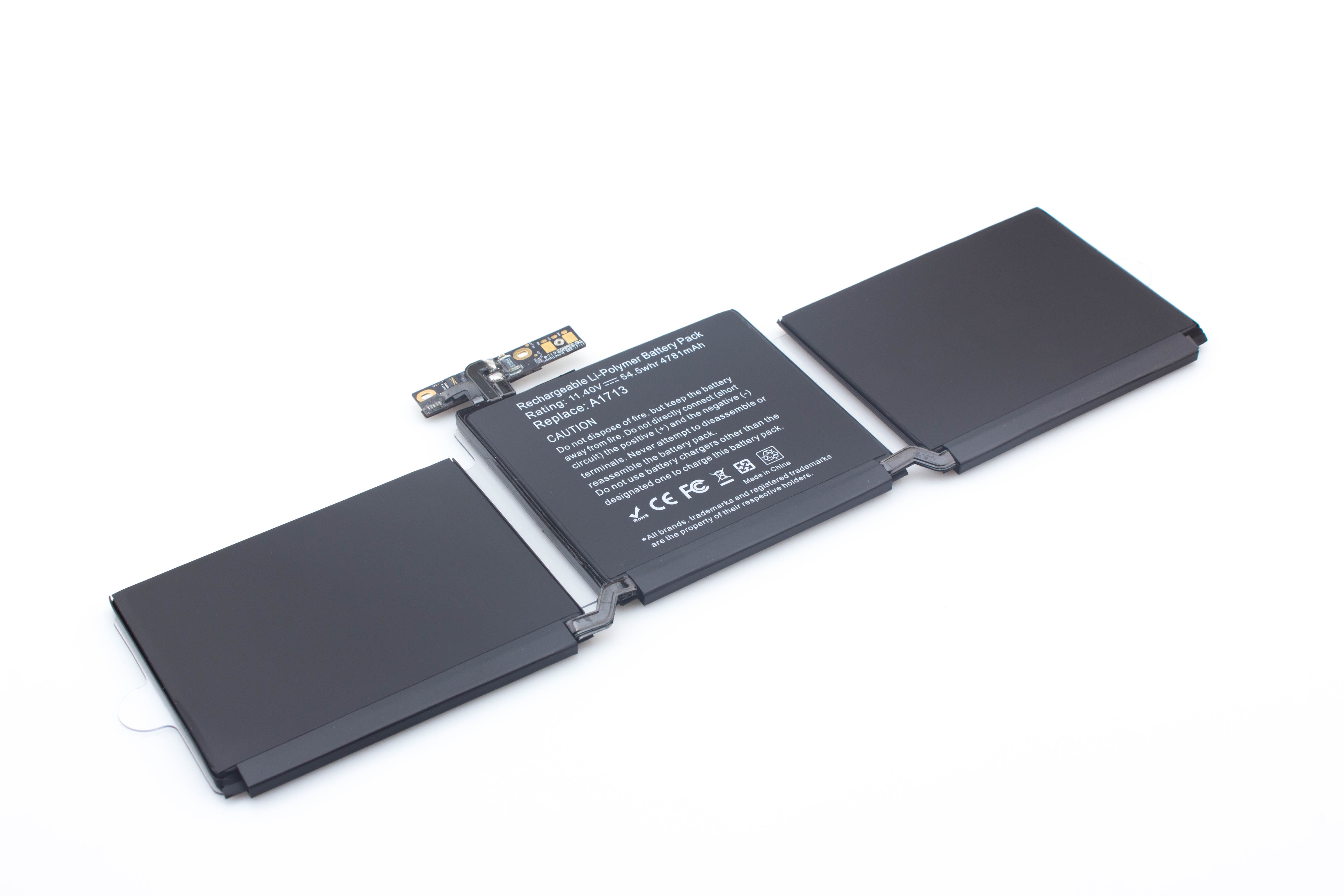 Best Seller OEM Manufacturer laptop battery lithium ion batteries A1713 for the Apple MacBook Pro A1708 model black series
