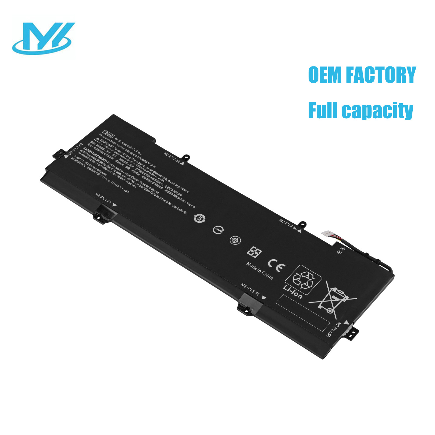 KB06XL rechargeable lithium ion Notebook battery Laptop battery for HP Spectre x360 15B HSTNN-DB7R Battery 11.55V 79.2Wh 6860mAh 6cell