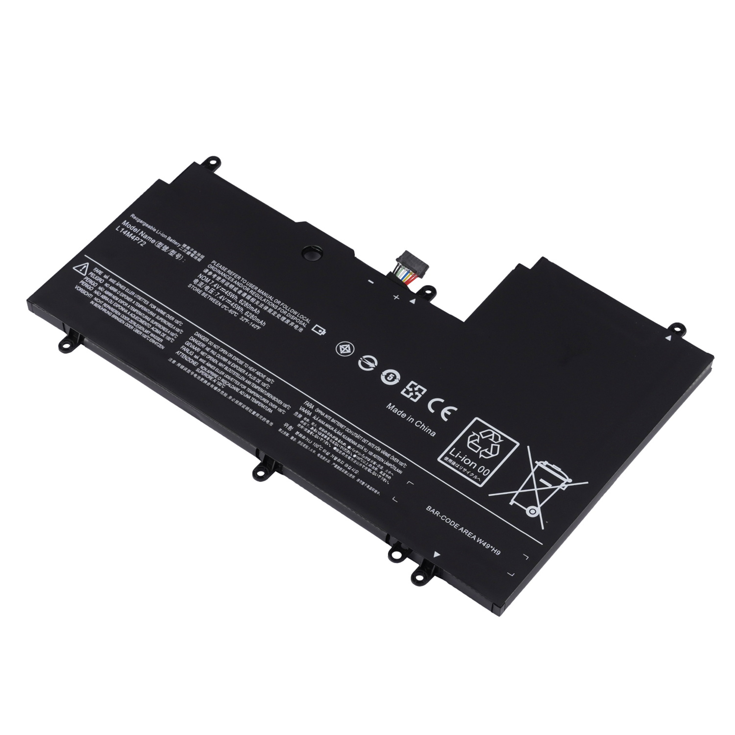 L14M4P72 rechargeable lithium ion Notebook battery Laptop battery For with Lenovo Yoga 3 14 Yoga 3 14-IFI Yoga 3 14-ISE Yoga 700-14ISK Yoga 700-14ISE Yoga 700-14IFI