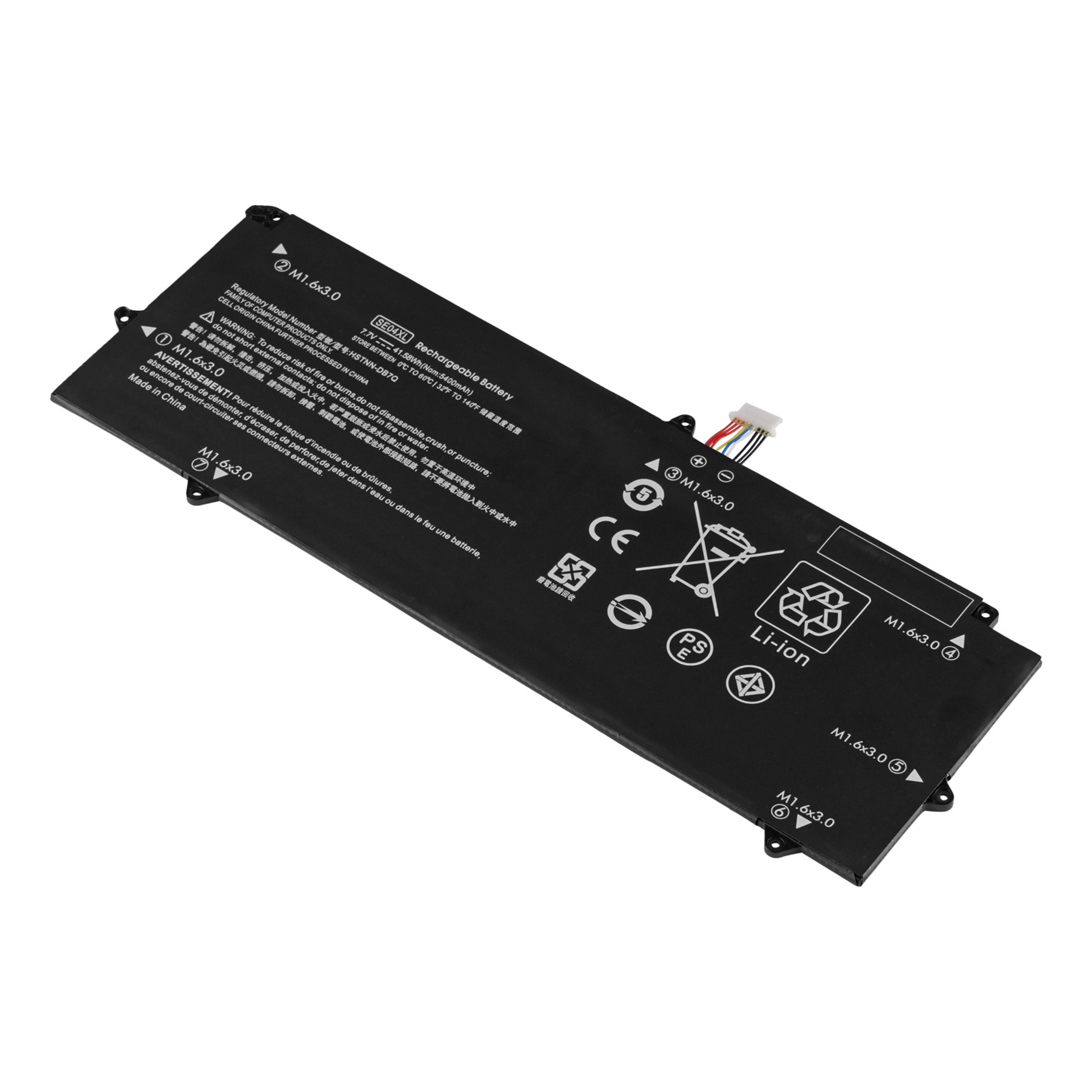 SE04XL rechargeable lithium ion Notebook battery Laptop battery For HP Pro X2 612 G2 Tablet 860708-855 860724-2B1 860724-2C1 HSTNN-DB7Q DWO Manufacturer 7.7V 41.58Wh 5400mAh 4cell