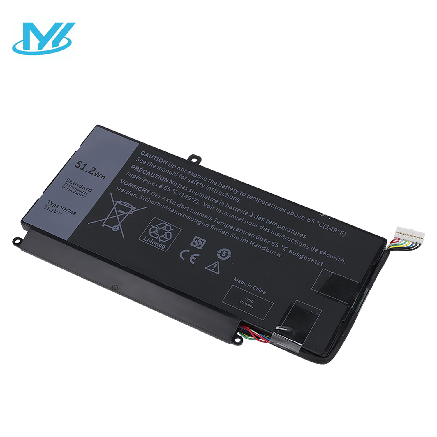 VH748 rechargeable lithium ion Notebook battery Laptop battery 11.1V 52.2Wh for Dell laptop Inspiron 14 5439 Vostro 5460 5470 5560 Series 