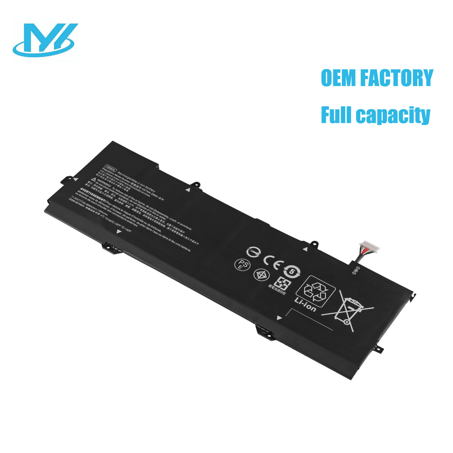 YB06XL rechargeable lithium ion Notebook battery Laptop battery For Hp HSTNN-DB8H 928427-271 3ICP5/50/83-2 Seires 11.55v 84.08Wh 