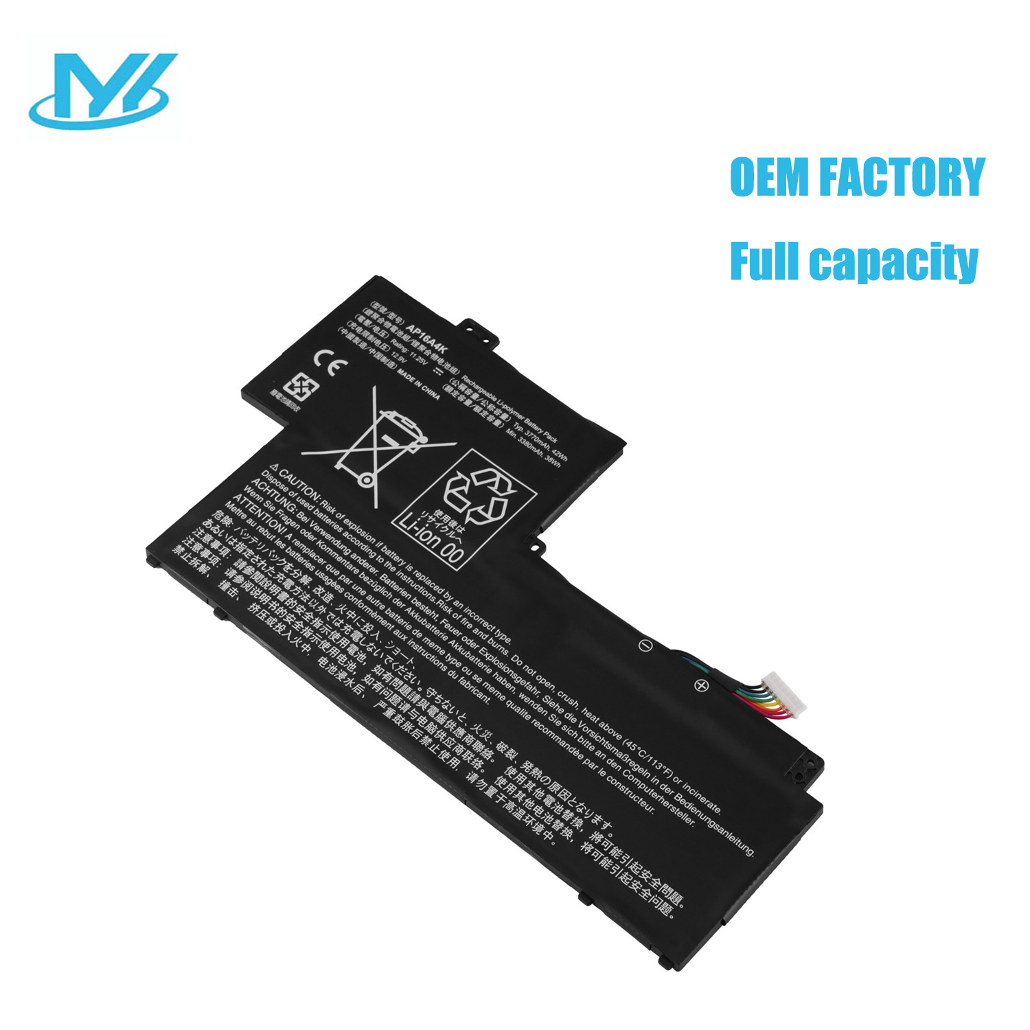 Best Seller OEM Manufacturer laptop battery lithium ion batteries AP16A4K for Acer Swift SF113-31-P865 SF11 ASPIRE 11 AO1-132 N16Q9 NE132
