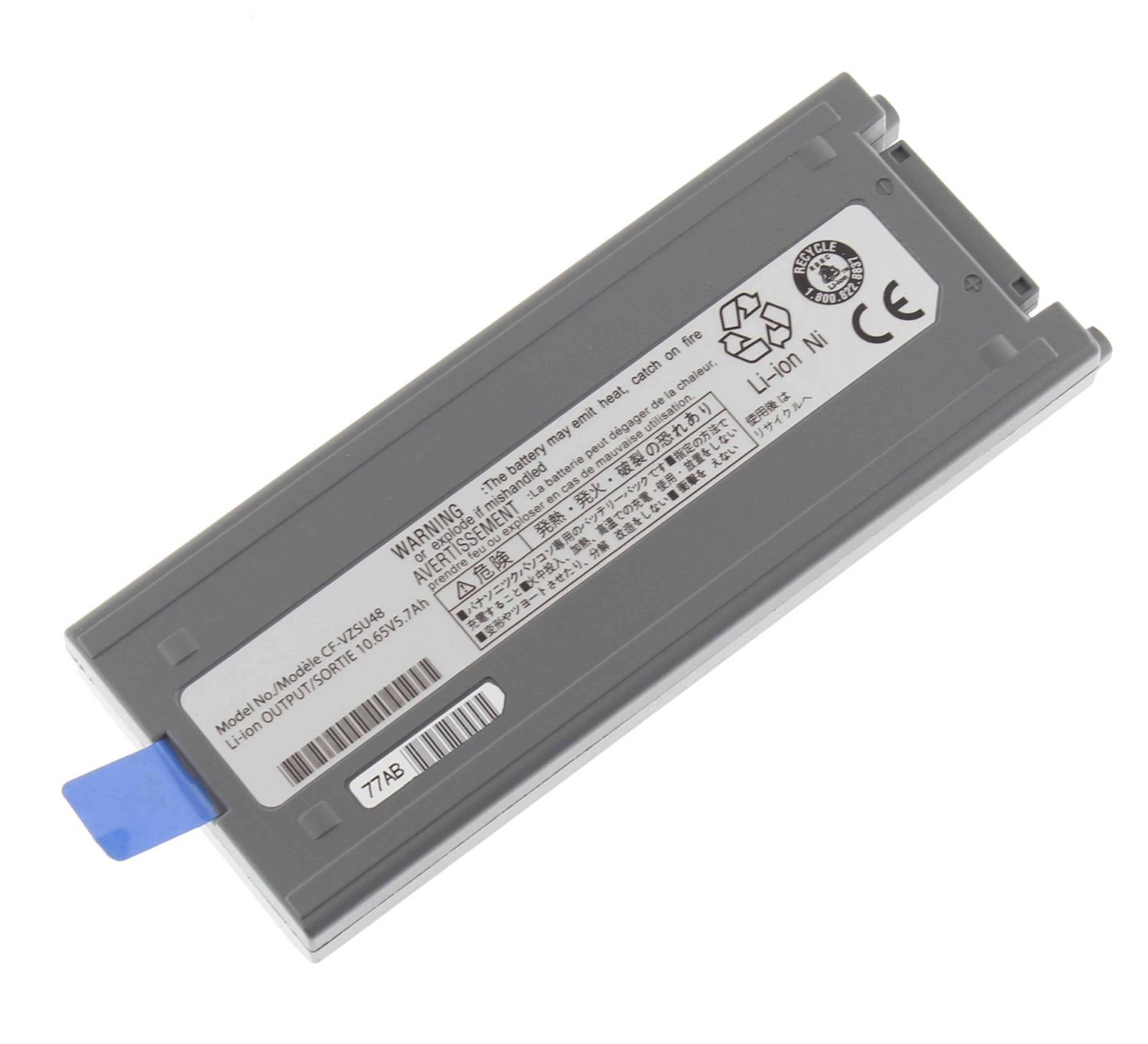 CF-VZSU48 rechargeable lithium ion Notebook battery Laptop battery 10.65V 5700mAh